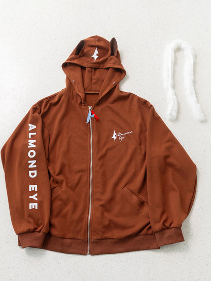 Almond Eye Horse-Ear Hoodie【Silk x netkeiba】