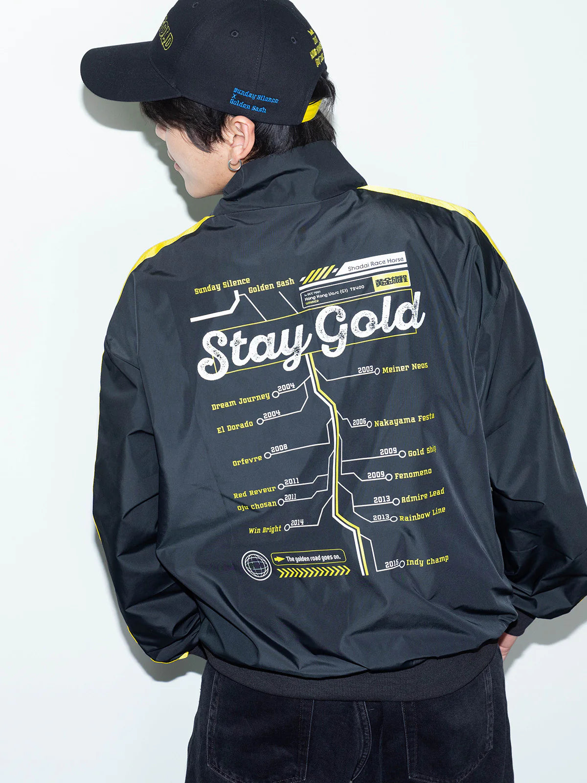 Stay Gold Jacket - Official JRA Racehorse Apparel - M-L/XL